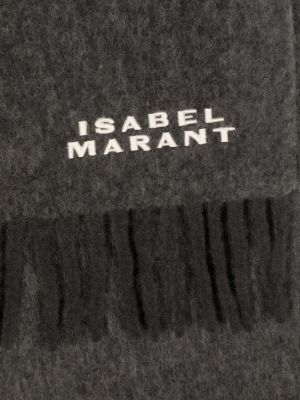 Schal mit stickerei mit fransen Isabel Marant