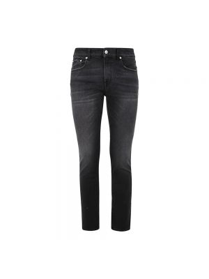 Slim fit skinny jeans mit taschen Department Five schwarz