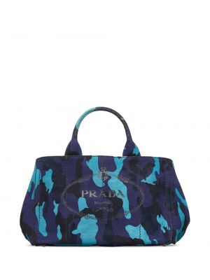 Tasche mit camouflage-print Prada Pre-owned blau