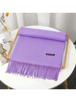 Фиолетовый кашемировый шарф Cashmere