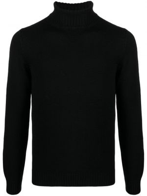 Пуловер от мерино вълна Eraldo черно
