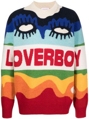 Пуловер с принт Charles Jeffrey Loverboy черно