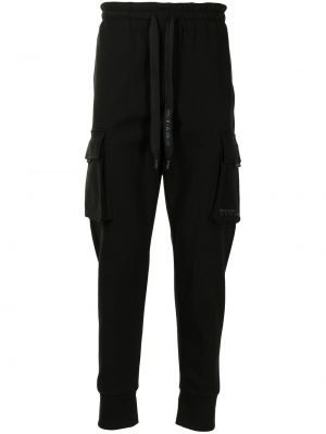 Pantalones de chándal con estampado Dolce & Gabbana negro