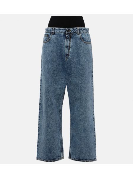 Straight jeans Alaia blå