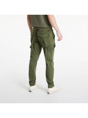 Kalhoty Alpha Industries zelené