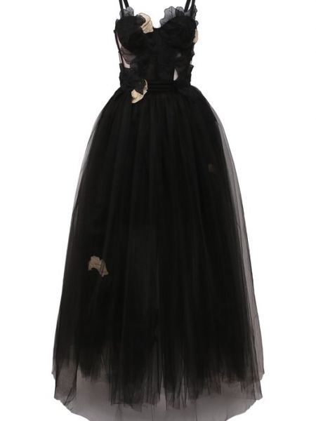 Платье Ruban черное