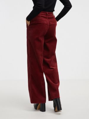 Spodnie Pepe Jeans czerwone