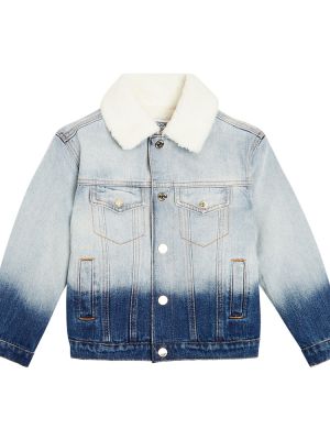 Denimjakke for piger Moschino Kids blå