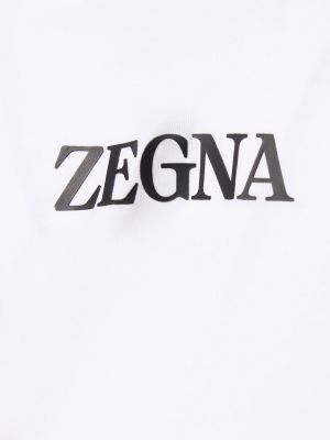 Bavlněné tričko Zegna černé