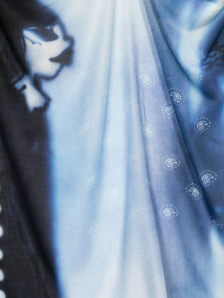 Schal mit print Givenchy blau