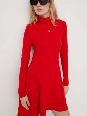 Mini haljina Tommy Jeans crvena