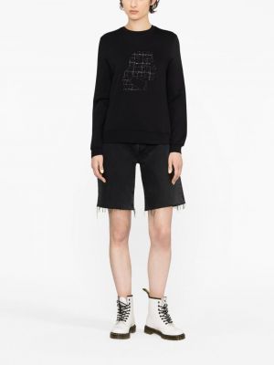 Sweatshirt mit rundem ausschnitt Karl Lagerfeld schwarz
