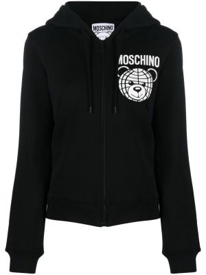 Hoodie Moschino svart