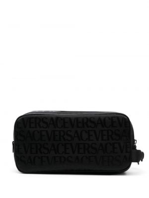 Taška s potiskem Versace černá