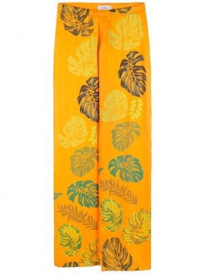 Παντελόνι με ίσιο πόδι με σχέδιο Amir Slama πορτοκαλί