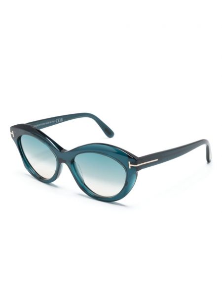 Okulary przeciwsłoneczne Tom Ford Eyewear niebieskie