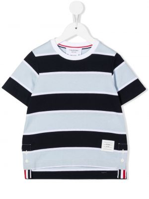 T-shirt för tjejer Thom Browne Kids blå