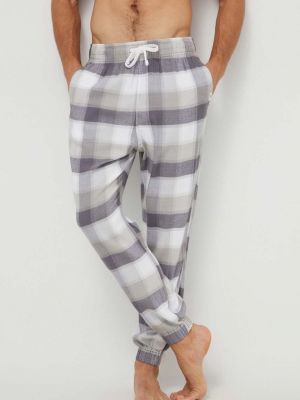 Pidžama s printom Hollister Co. siva