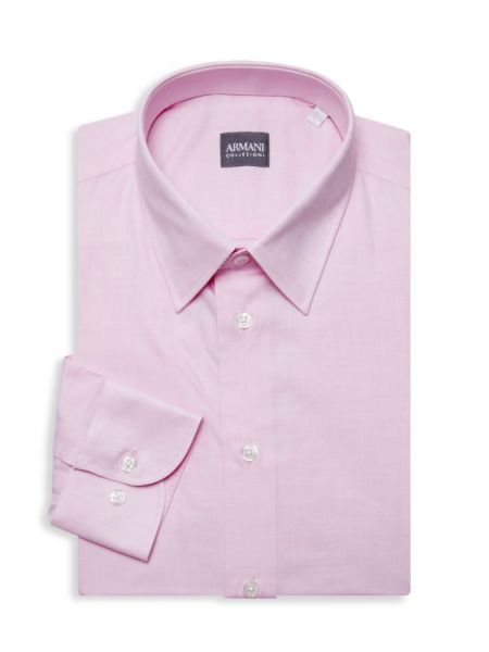 Рубашка Armani Collezioni розовая