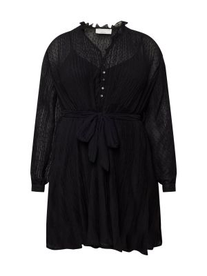 Šaty s golierom Guido Maria Kretschmer Curvy Collection čierna