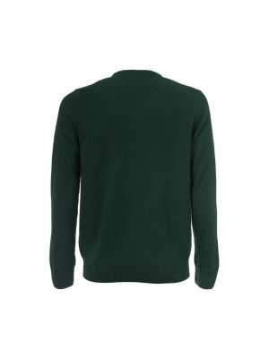 Sweter wełniany z okrągłym dekoltem Polo Ralph Lauren zielony