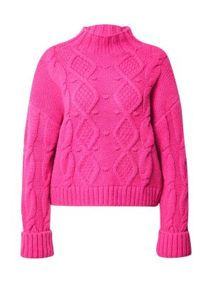 Pletený nylonový priliehavý sveter Pimkie - ružová
