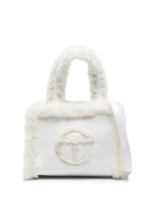 Τσάντα shopper Ugg λευκό