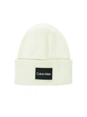 Dzianinowa czapka bawełniana Calvin Klein