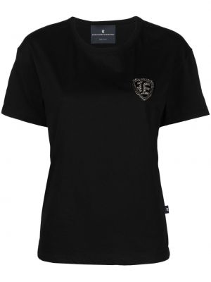 Medvilninis marškinėliai Ermanno Scervino juoda