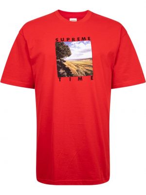 Camiseta Supreme rojo