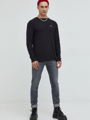 Bavlněný svetr Tommy Jeans černý
