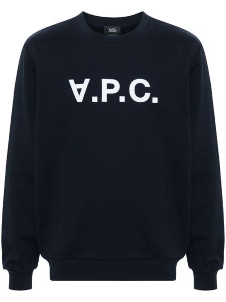 Sweatshirt A.p.c. blå