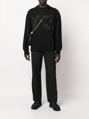 Trykt sweatshirt Y-3 svart