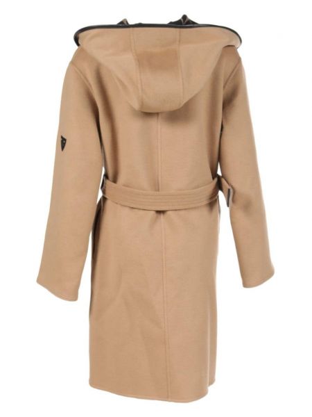 Vlněný kabát Louis Vuitton Pre-owned hnědý