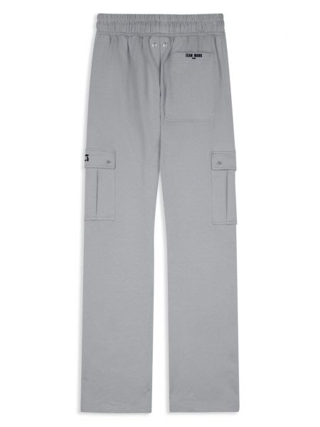 Pantalon cargo en coton avec poches Team Wang Design gris