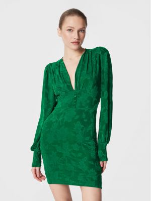 Коктейлна рокля slim Gina Tricot зелено