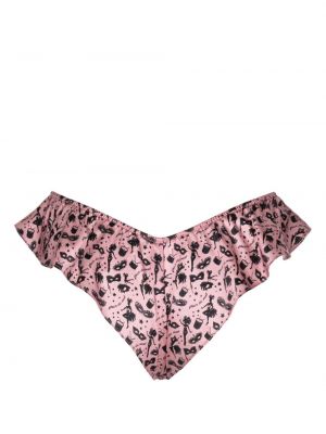 Unterhose mit print Fleur Du Mal pink