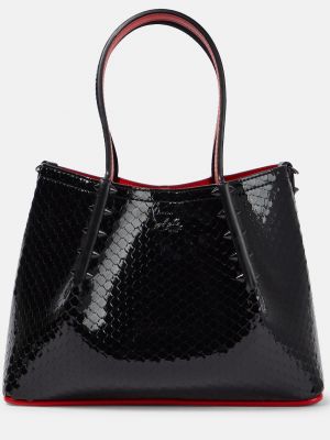 Кожаная сумка Christian Louboutin черная