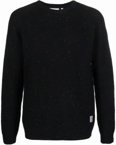 Pletený sveter s okrúhlym výstrihom Carhartt Wip čierna