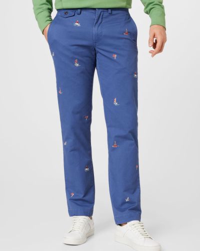 Pantalon chino à motif mélangé Polo Ralph Lauren bleu