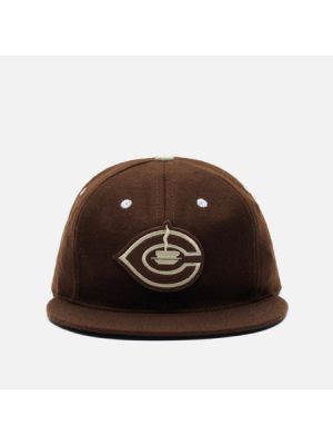 Хлопковая кепка Ebbets Field Flannels коричневая