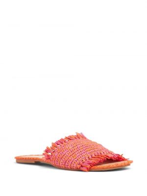 Sandales tressées Manebi rose