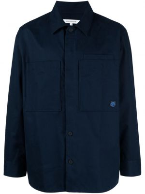 Camicia Maison Kitsuné blu
