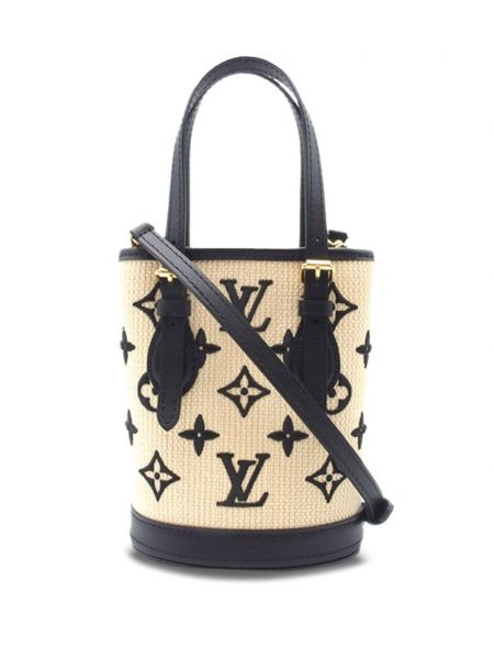Βαμβακερή τσάντα Louis Vuitton Pre-owned καφέ