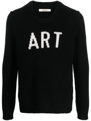 Вълнен пуловер Zadig&voltaire черно