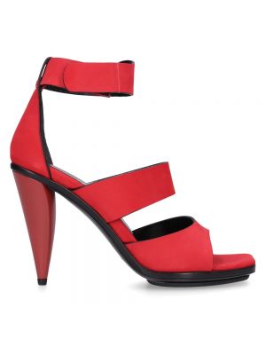 Sandały Balenciaga czerwone