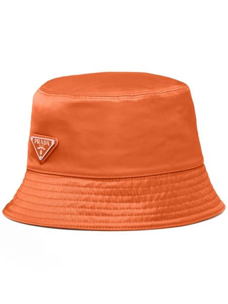 Найлонова кофа шапка Prada оранжево