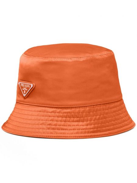 Nylon hat Prada orange