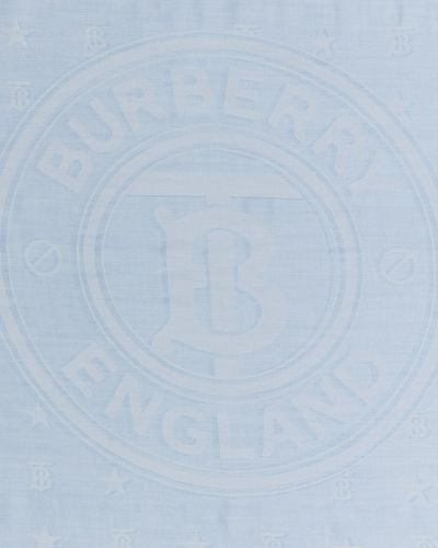 Pañuelo con estampado Burberry azul