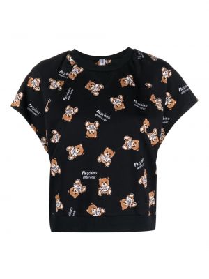 T-shirt Moschino svart